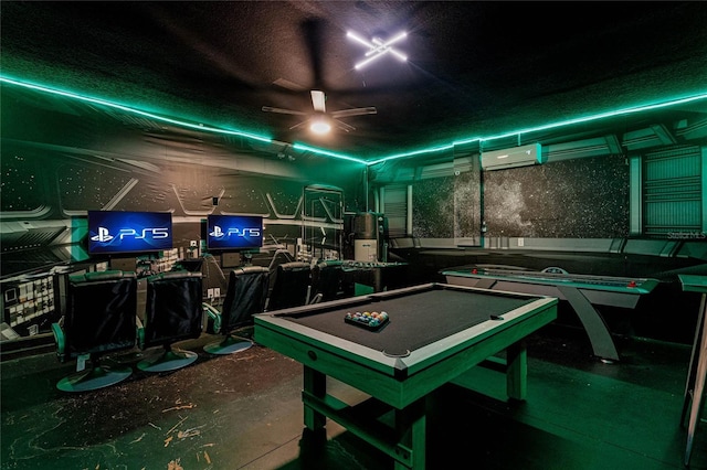 recreation room featuring billiards