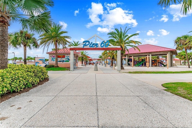 view of home's community featuring a playground