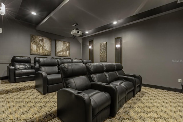 view of home theater room