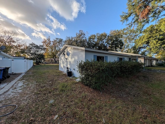 view of side of property