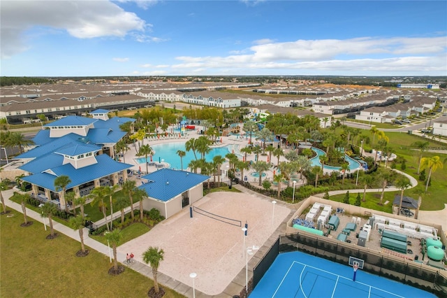 826 Paradise Dr, Davenport, FL 33897 - aerial view of a pool