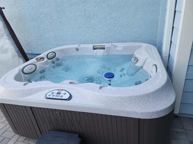 exterior view of a jacuzzi