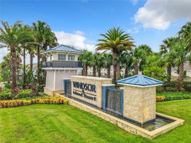 4190 Lana Ave, Davenport, FL 33897 - community sign with a yard
