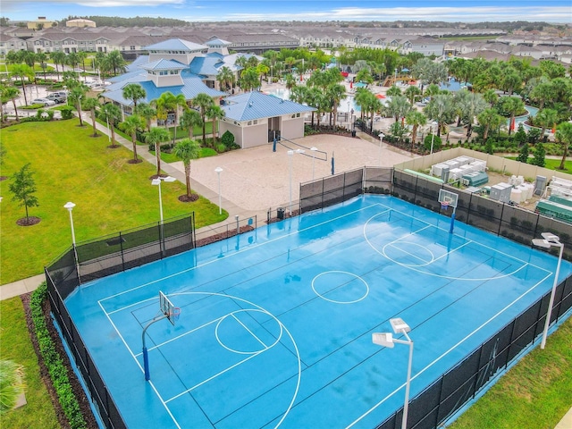 4190 Lana Ave, Davenport, FL 33897 - view of basketball court with a residential view and community basketball court