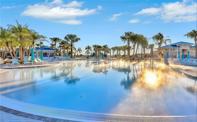 4190 Lana Ave, Davenport, FL 33897 - water view with a gazebo