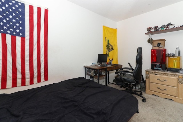 bedroom featuring carpet flooring