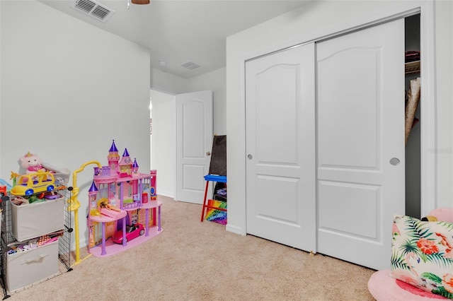 2325 Crossandra St, Mascotte, FL 34753 - rec room with carpet floors