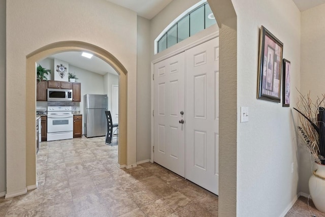 view of entrance foyer