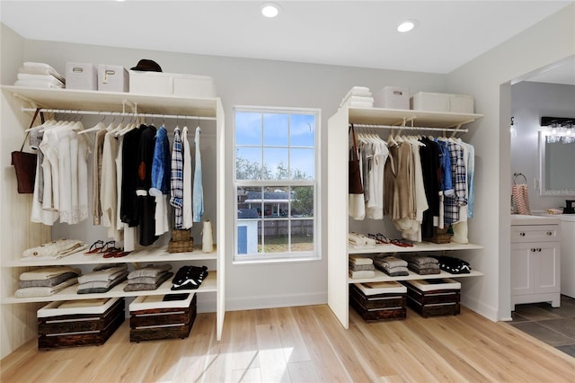 view of closet