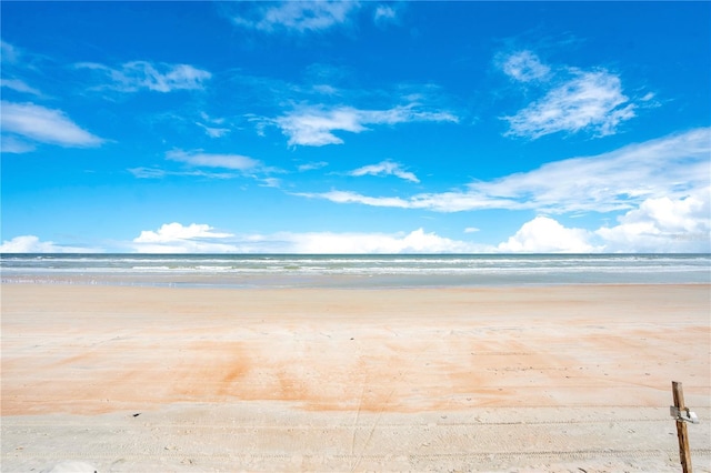 property view of water with a view of the beach