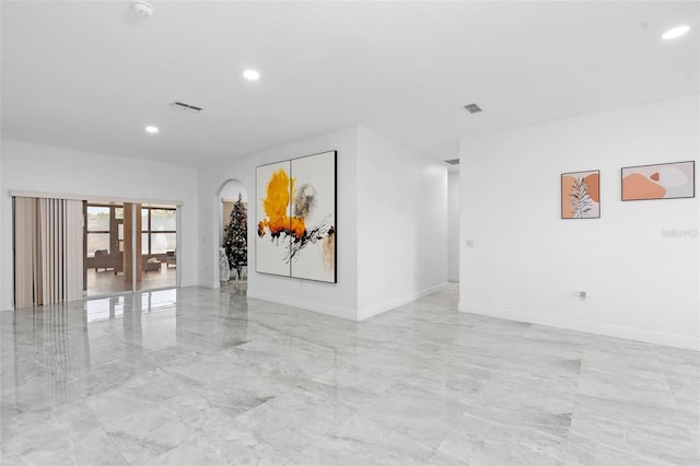 view of empty room