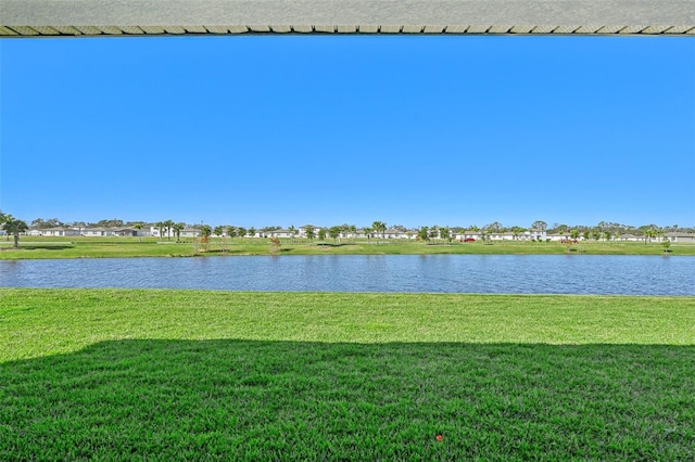 view of water feature