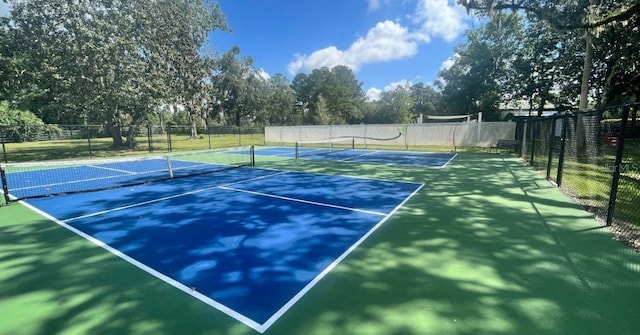 view of sport court with basketball court