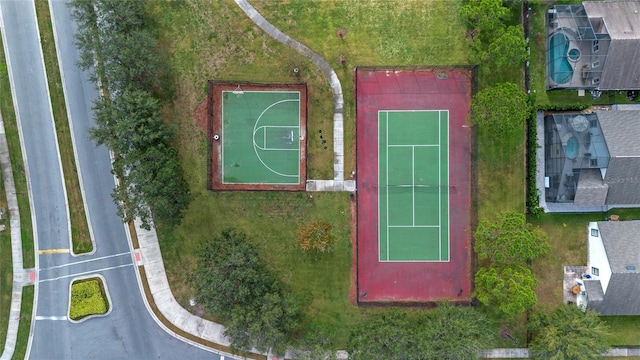 drone / aerial view