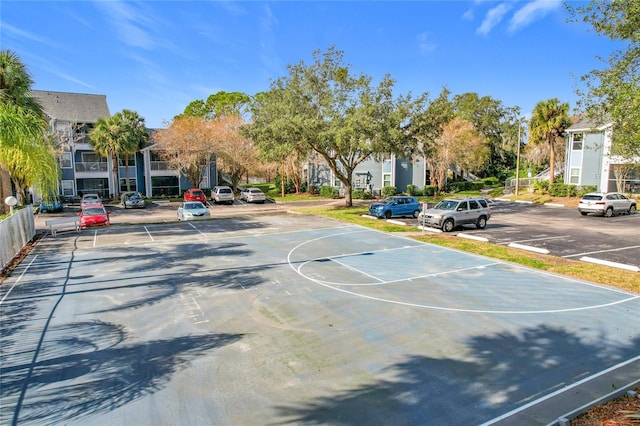 view of sport court