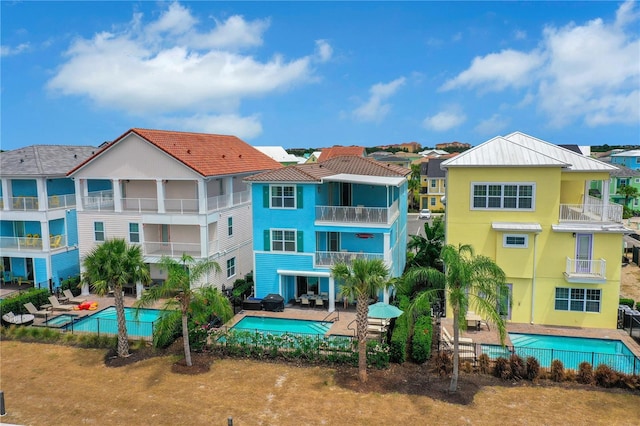 rear view of house featuring a patio area