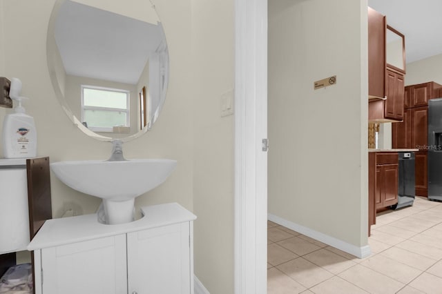 bathroom featuring tile patterned floors