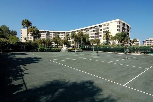 view of tennis court