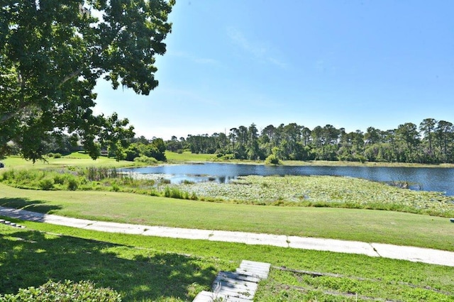 view of water feature