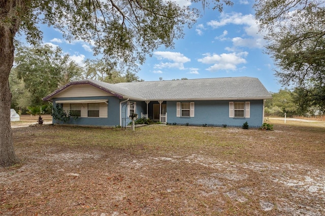 view of ranch-style house