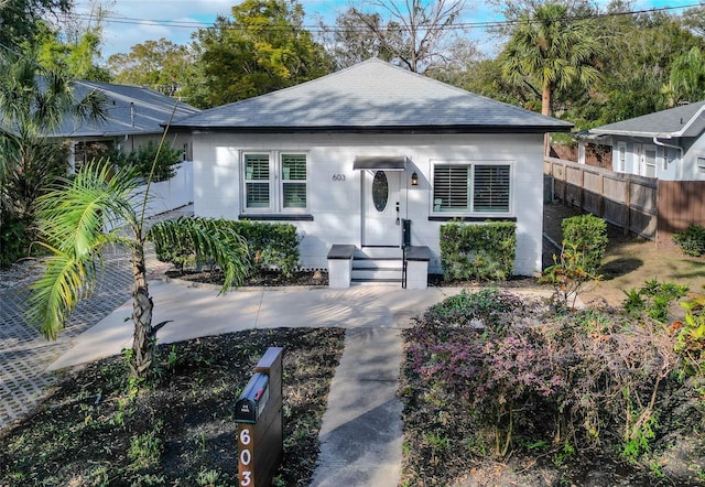 view of bungalow-style home