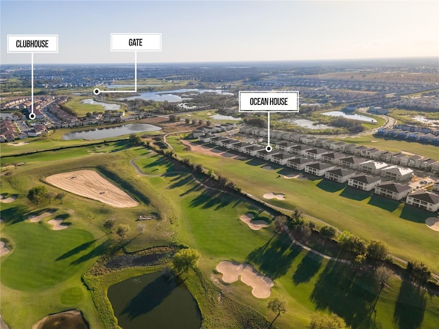 781 Ocean Course Ave Unit 601, Davenport, FL 33896 - aerial view of property's location featuring a large body of water and a local golf course
