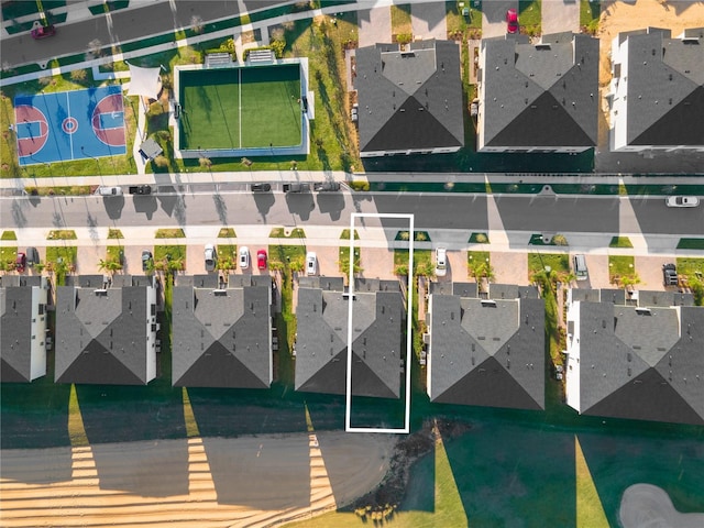 781 Ocean Course Ave Unit 601, Davenport, FL 33896 - aerial view of residential area with property parcel outlined
