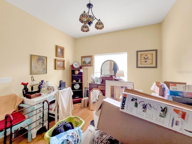 interior space featuring hardwood / wood-style floors