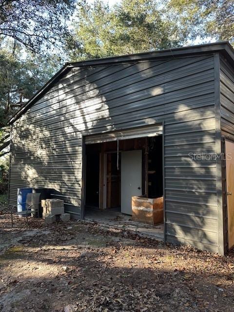 view of outbuilding