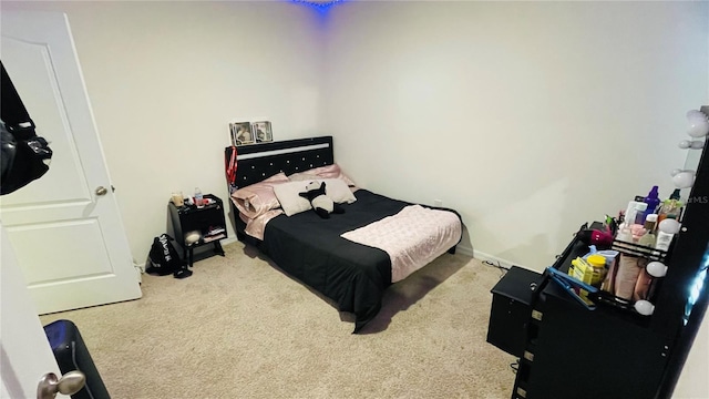 bedroom featuring carpet floors