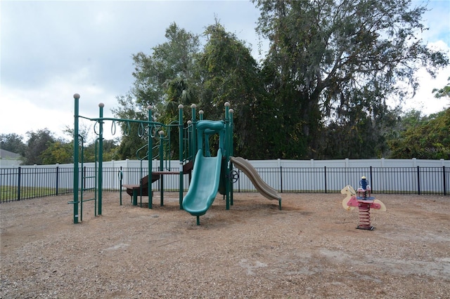 view of play area