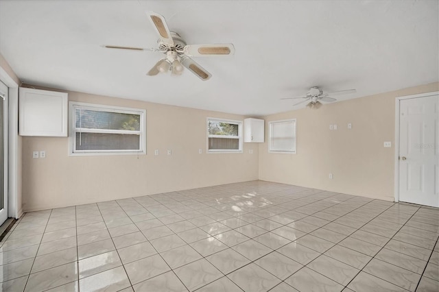 view of tiled empty room