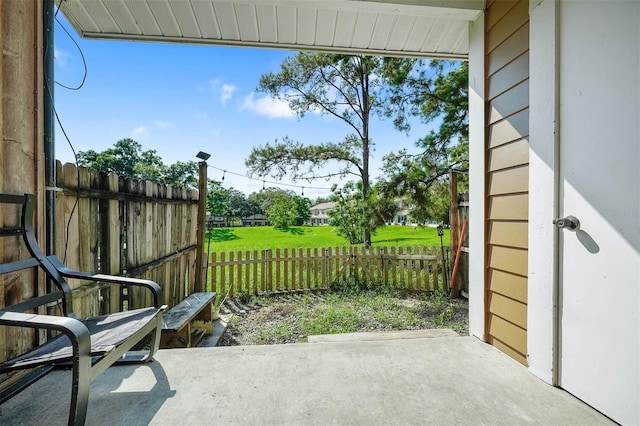 view of patio / terrace