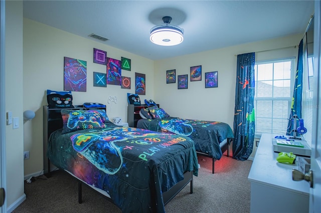 bedroom featuring carpet floors