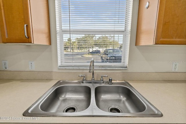 interior details with sink