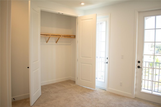 view of closet