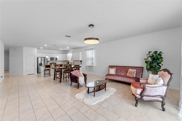 view of living room