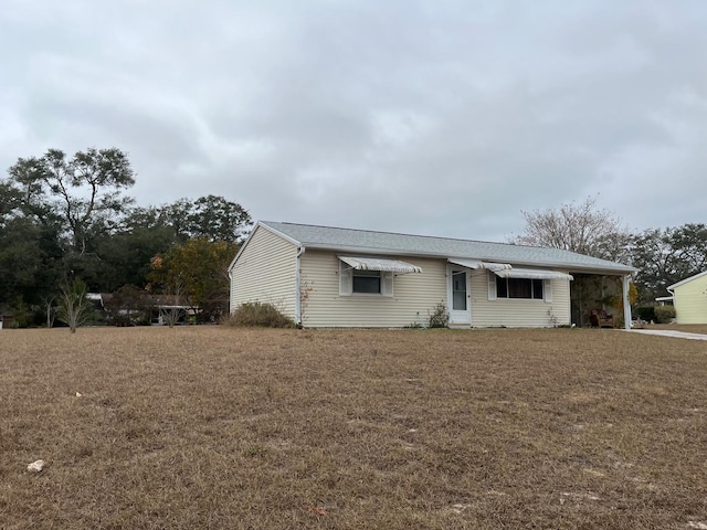 view of ranch-style house