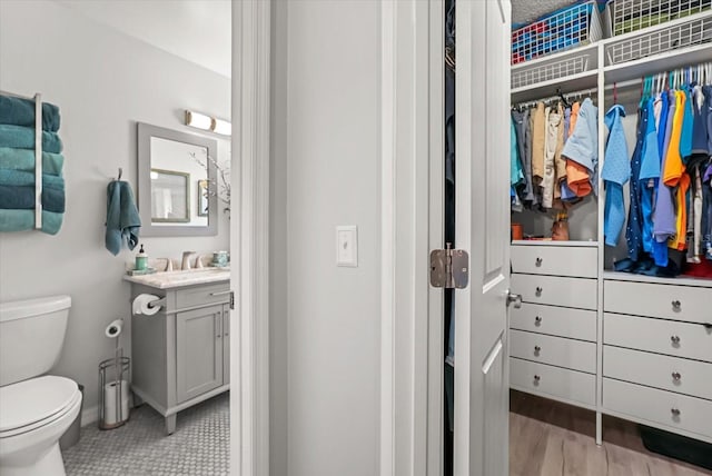 1608 Bomi Cir, Winter Park, FL 32792 - bathroom with vanity and a spacious closet