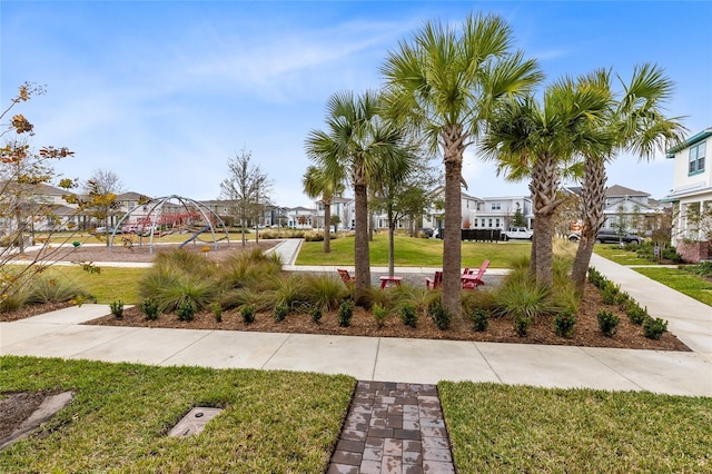 surrounding community featuring a yard