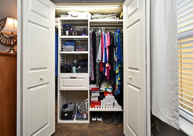 view of closet