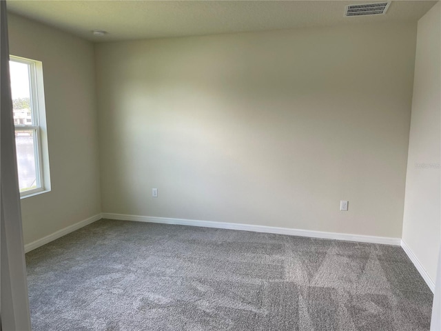 carpeted spare room featuring a healthy amount of sunlight