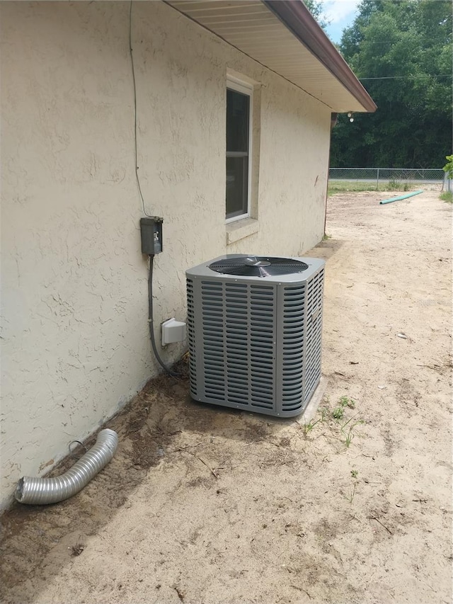 exterior details with cooling unit