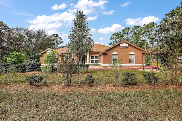 view of ranch-style home