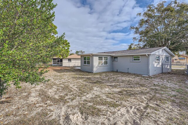 view of rear view of property