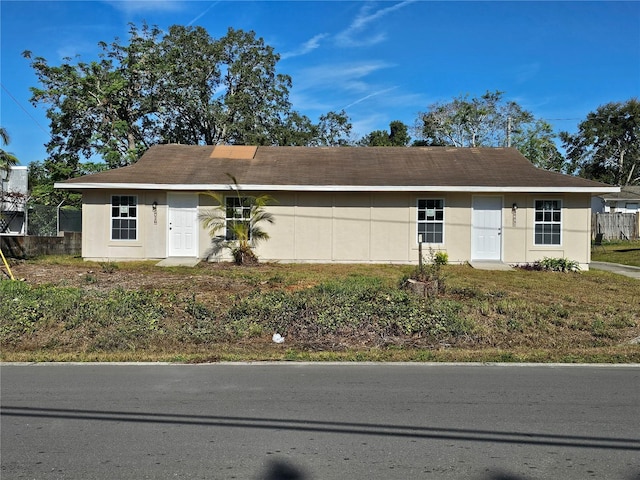 view of ranch-style house