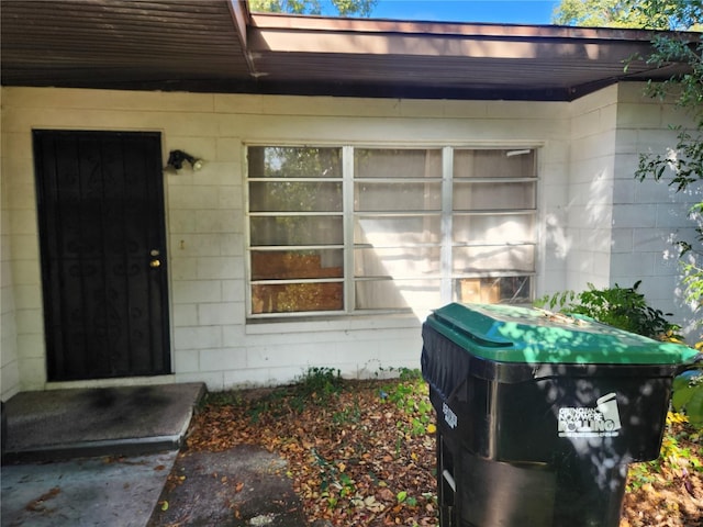 view of property entrance