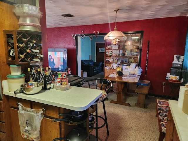 view of dining area