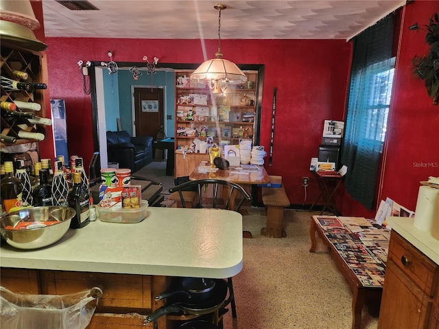 view of dining space