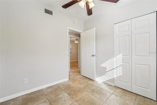 view of tiled empty room